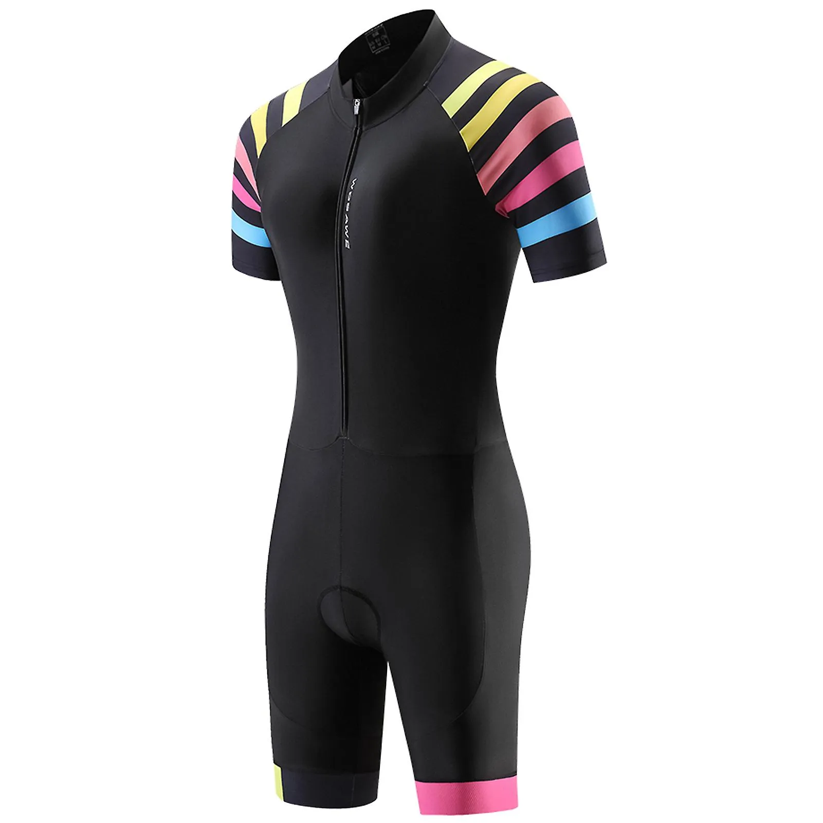 Women Tri Suit Short Sleeve Cycling Set MTB Bike Clothing Jumpsuit