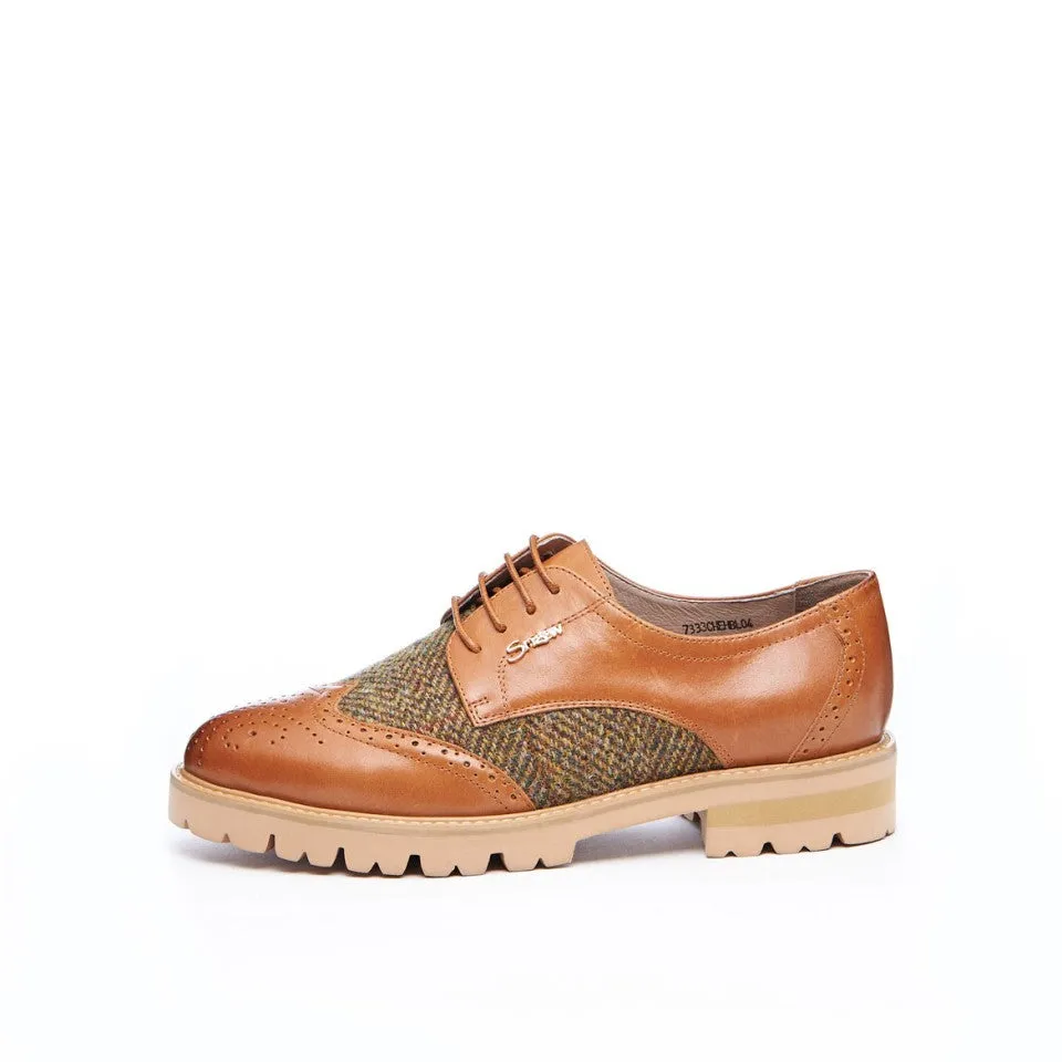 Women's Harris Tweed Brogues [3 Colors]