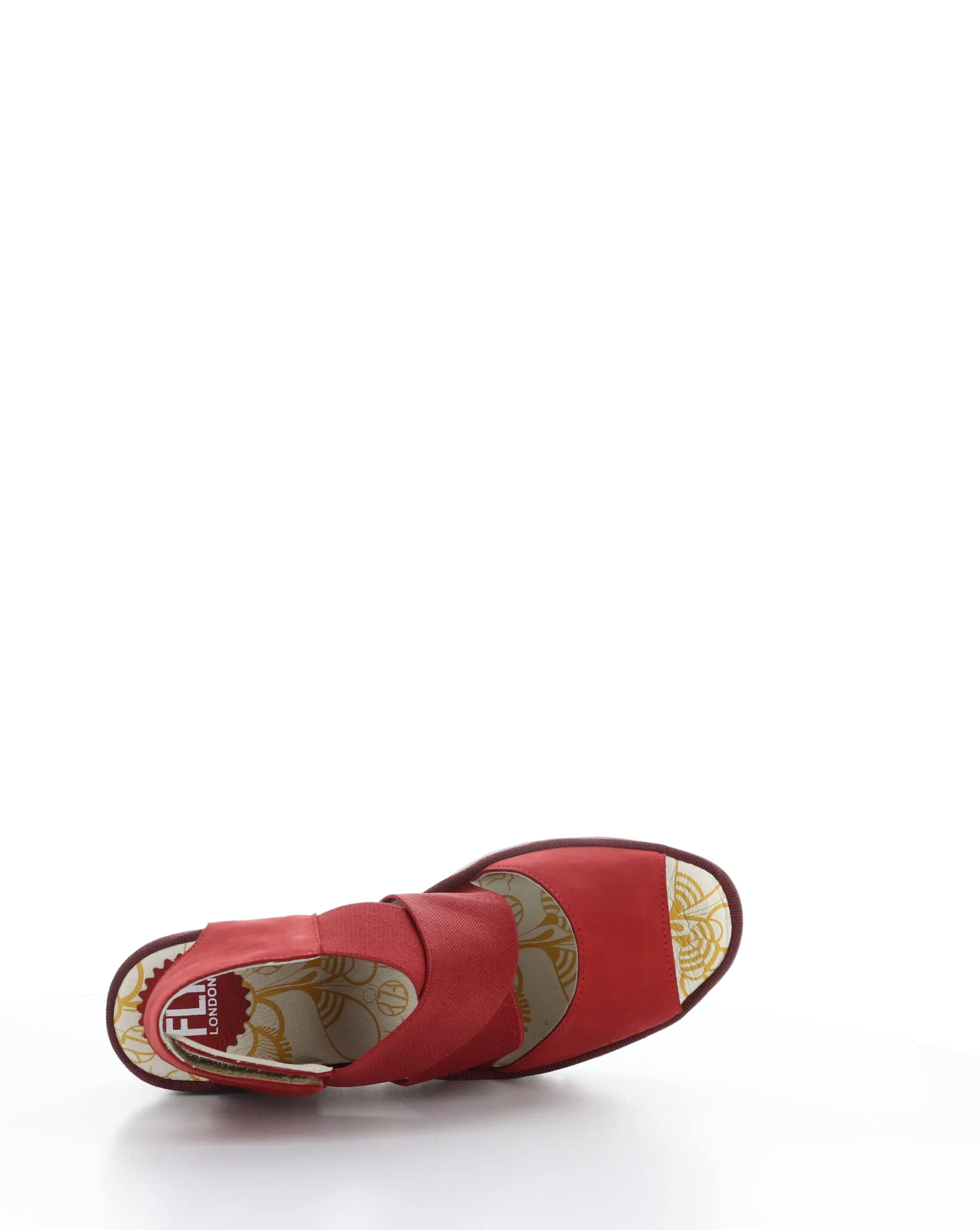 YUBA385FLY Red Elastic Sandals