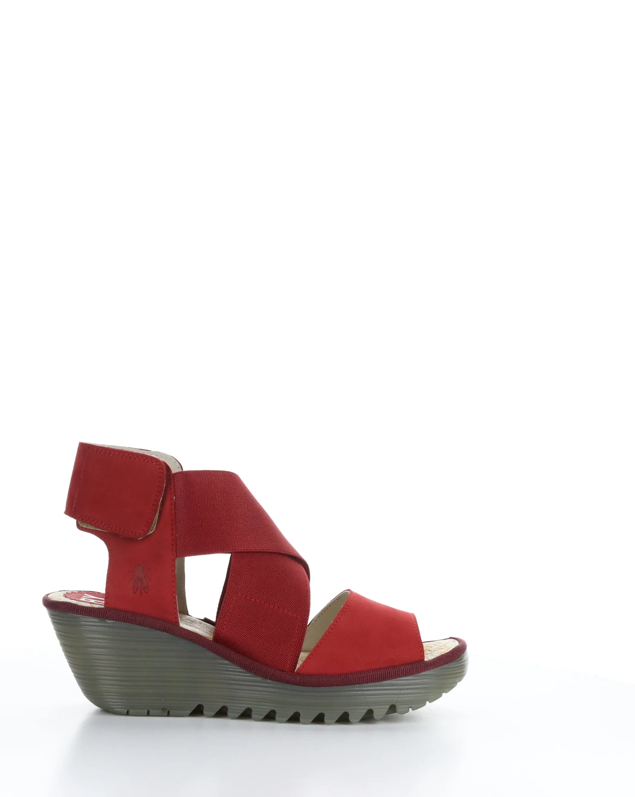 YUBA385FLY Red Elastic Sandals