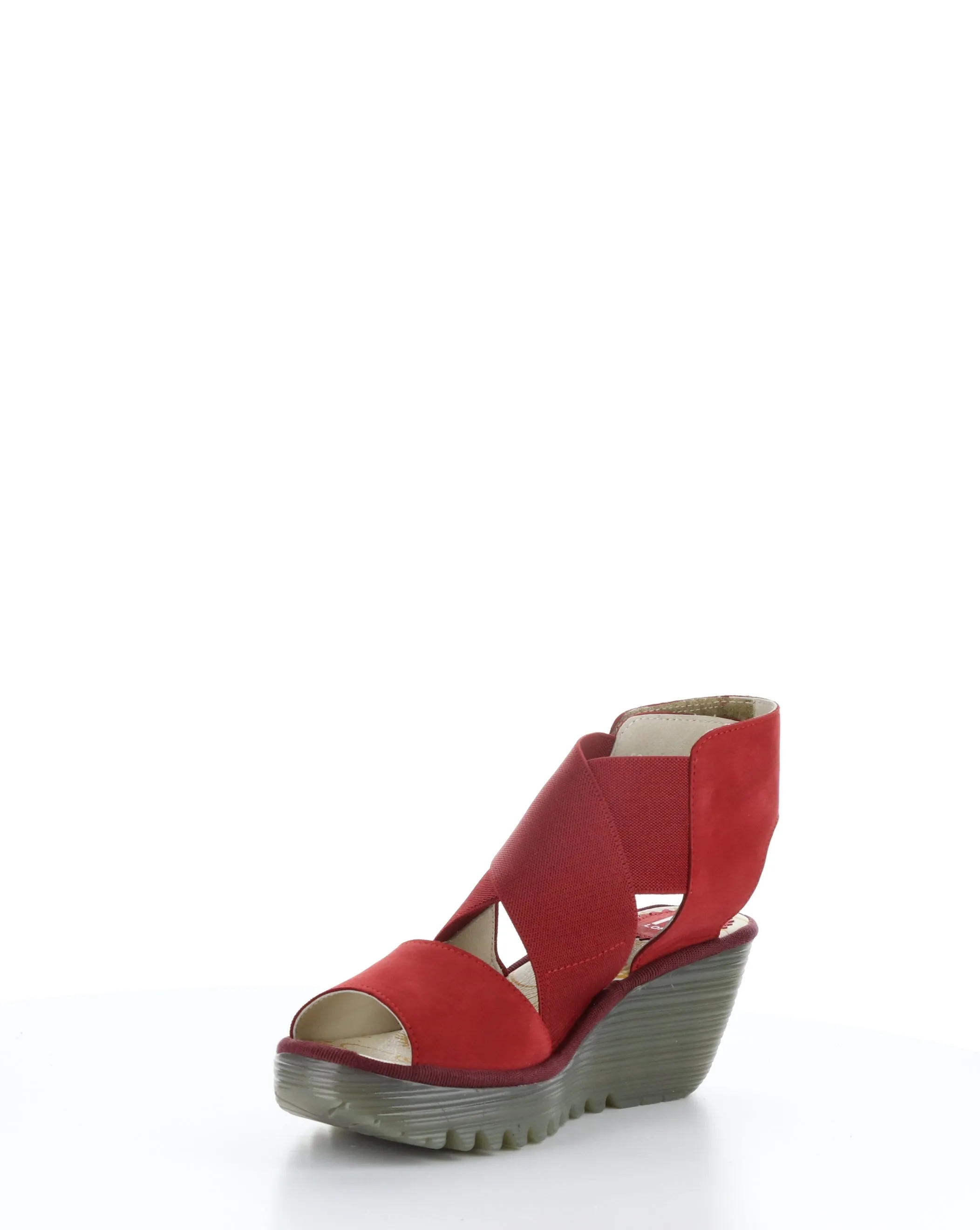 YUBA385FLY Red Elastic Sandals