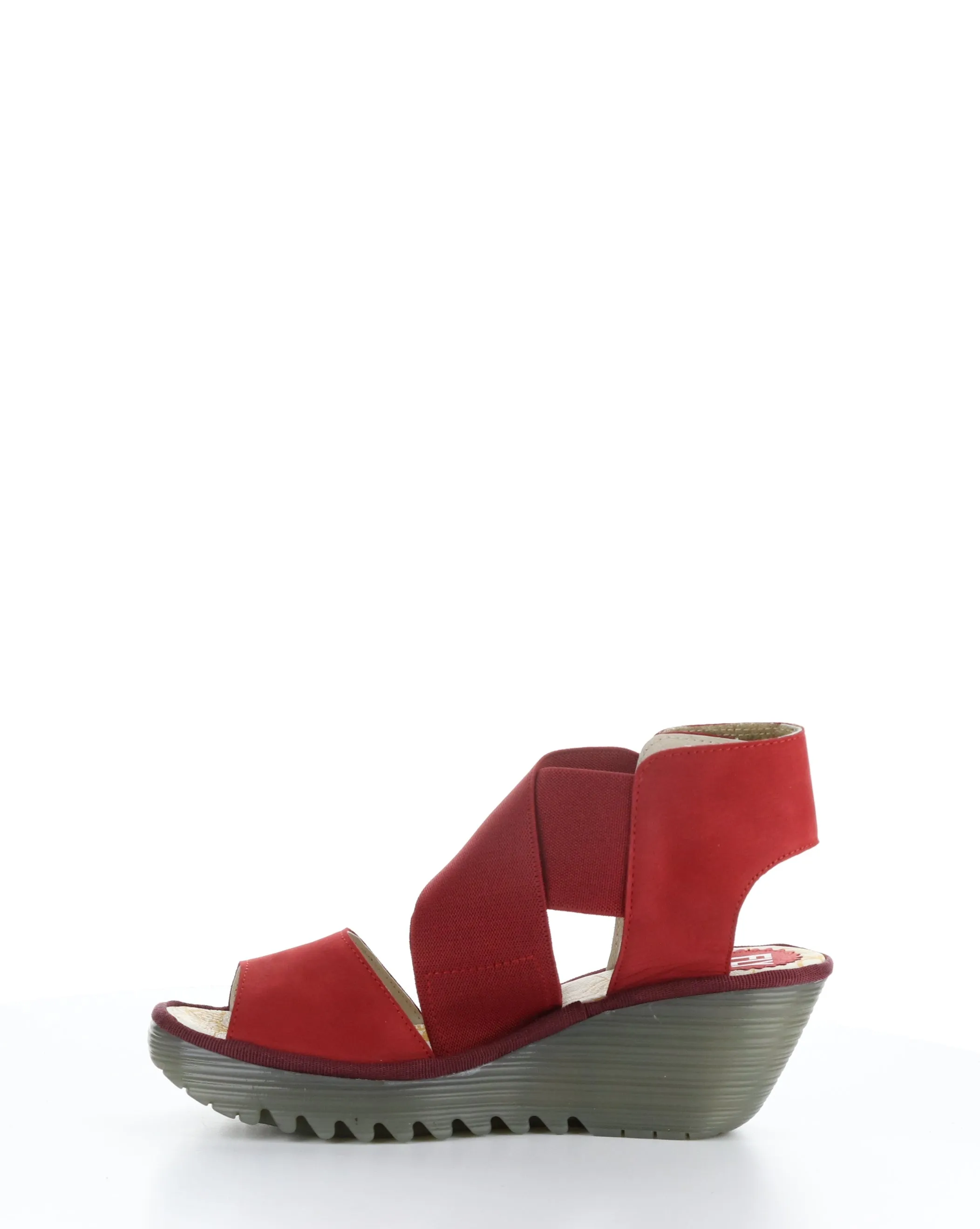 YUBA385FLY Red Elastic Sandals