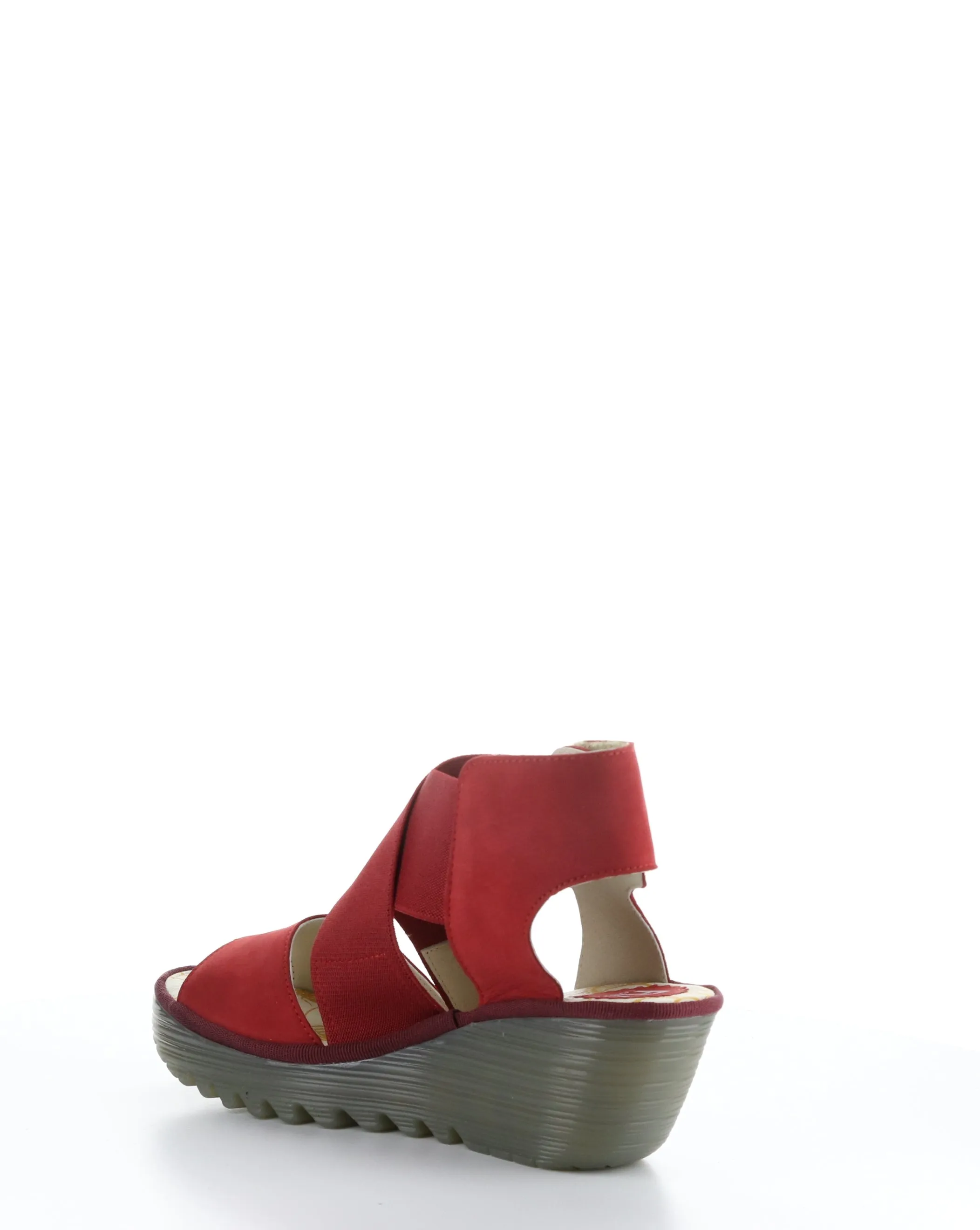 YUBA385FLY Red Elastic Sandals