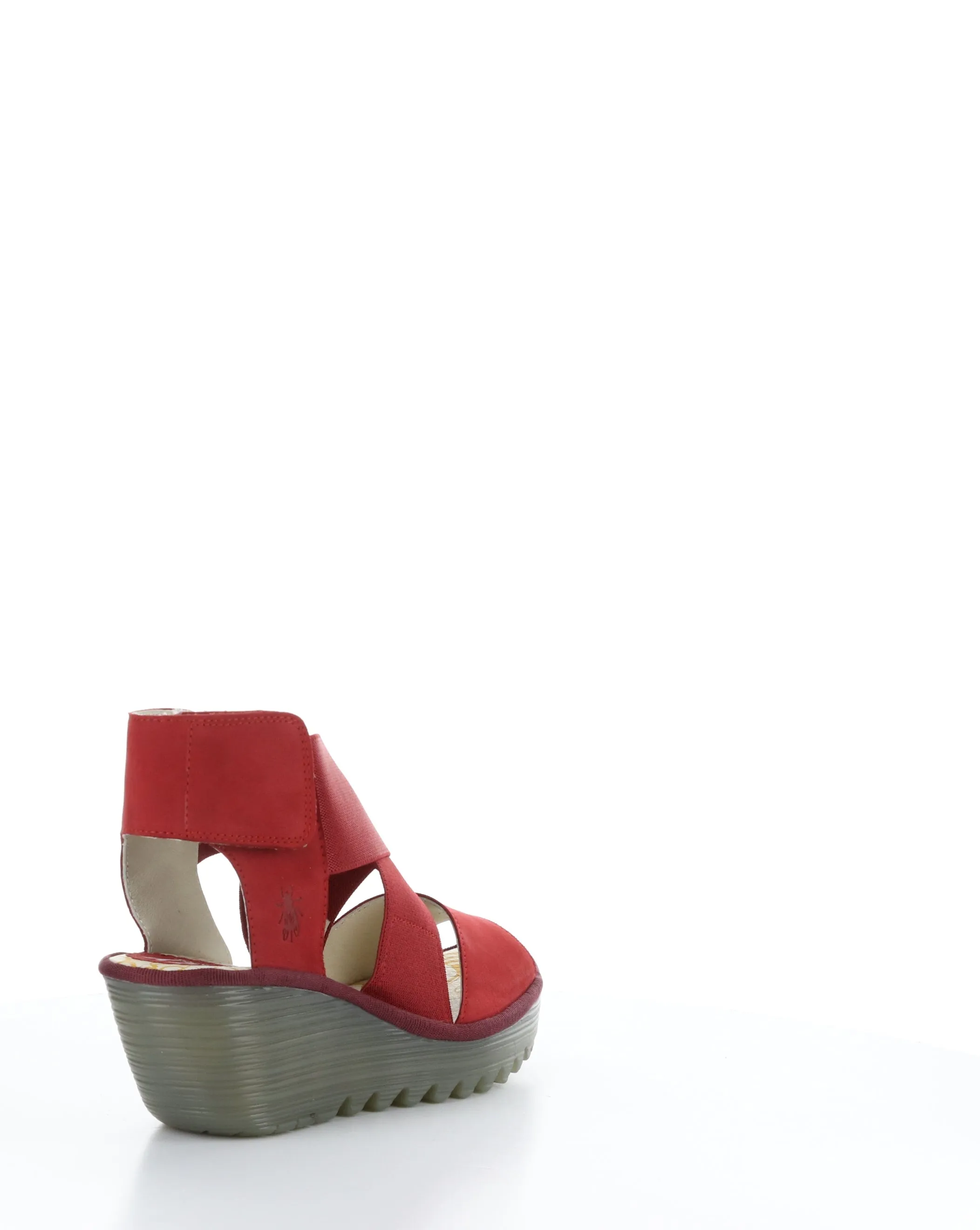 YUBA385FLY Red Elastic Sandals